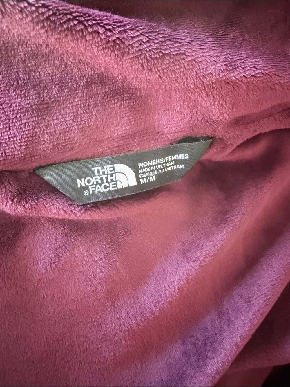 The North Face Women's Hooded Softshell Jacket - Berry, Fleece Lined, Sz M NWOT - Picture 6 of 8